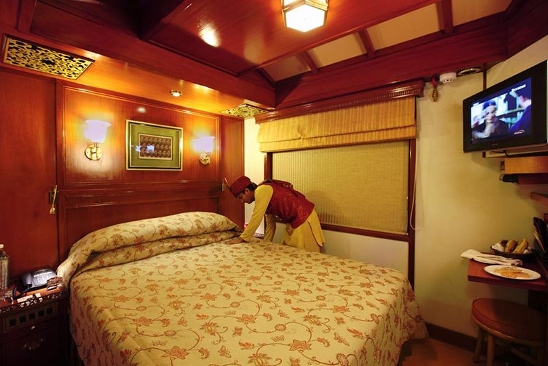 Maharajas Express Luxury Train India - cabina Deluxe