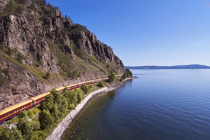 Tsar's Gold Transiberiana Treno - panoramica lago Baikal